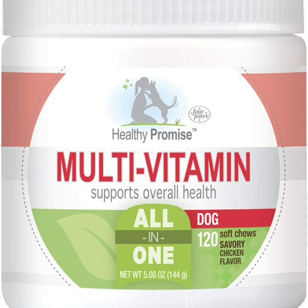 Four Paws Healthy Promise Dog Multivitamin Soft Chews Multivitamin 1ea/120 ct