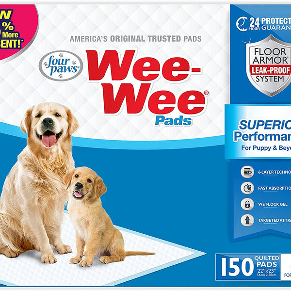 Four Paws Four Paws Wee-Wee Ultimate Attractant Dog Pee Pads with Grass Scent 1ea/10 ct
