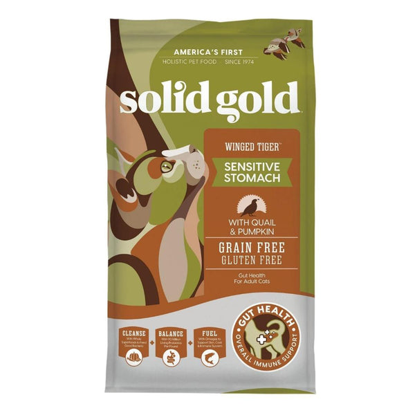 Solid Gold Cat Winged Tiger Quail Grain Free 3Lb