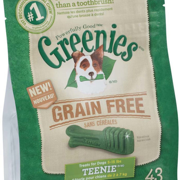 Greenies Grain Free Dog Dental Treats Teenie Original 1ea/12 oz, 43 ct