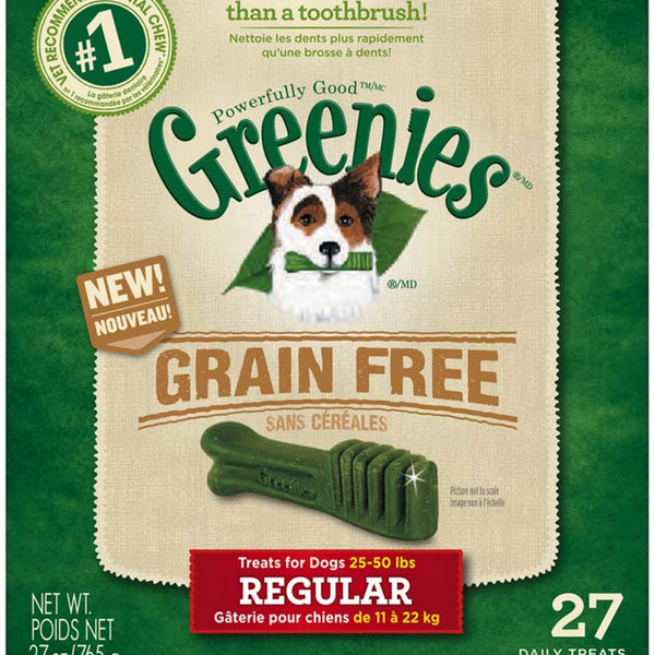 Greenies Grain Free Dog Dental Treats Regular Original 1ea/27 oz, 27 ct
