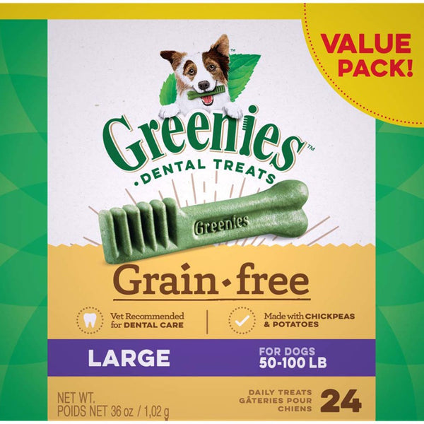 Greenies Grain Free Dog Dental Treats Large Original 1ea/36 oz, 24 ct