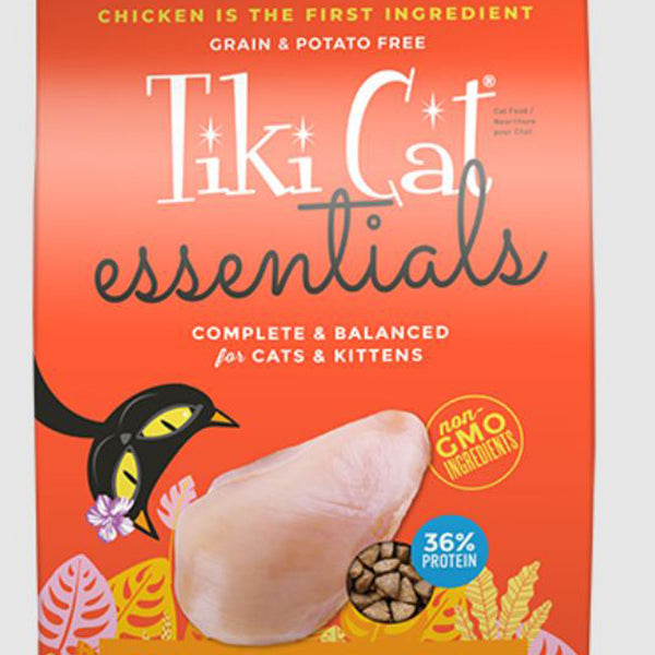Tiki Pet Cat Essential Grain Free Chicken Turkey 6Lb