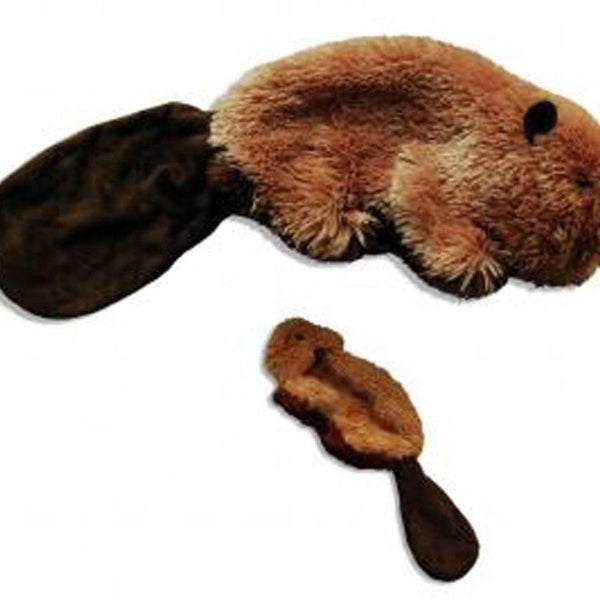 KONG Unstuffed Dog Toy Beaver with Squeaker 1ea/SM