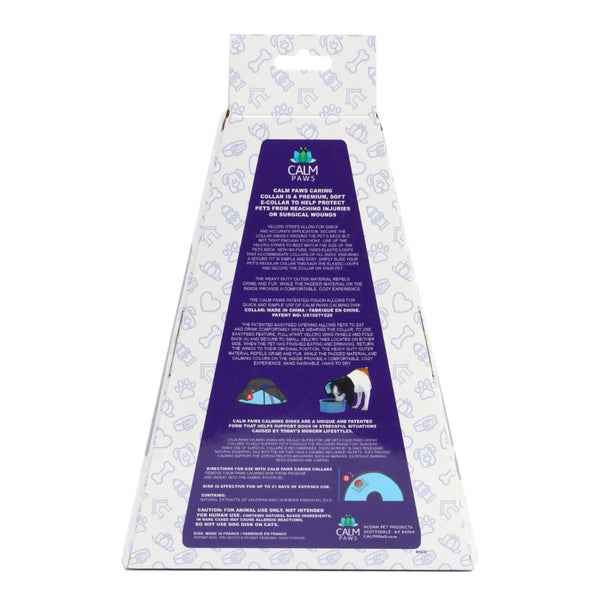 Calm Paws Caring Collar w/ Calming Disk For Dogs Medium
