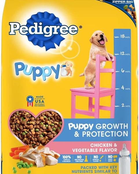 Pedigree Puppy Growth & Protection Dry Dog Food Chicken & Vegetable 1ea/16.3 lb