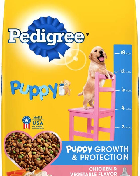 Pedigree Puppy Growth & Protection Dry Dog Food Chicken & Vegetable 1ea/3.5 lb