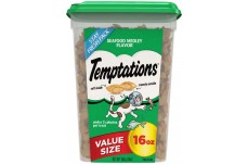 Temptations Classics Crunchy & Soft Adult Cat Treats Seafood Medley 1ea/16 oz