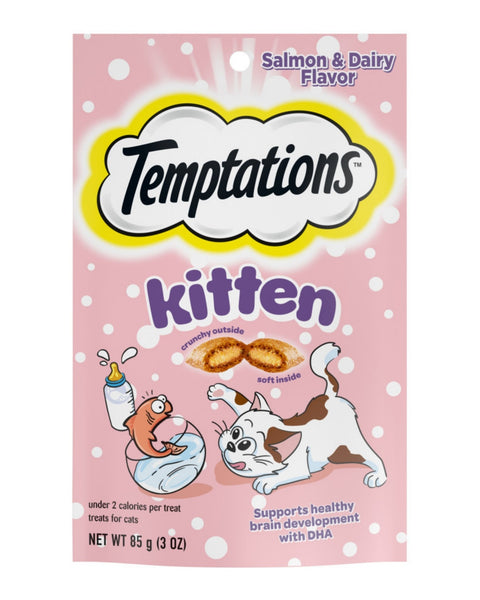 Temptations Kitten Cat Treat Salmon & Dairy 1ea/3oz.