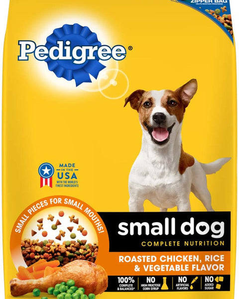 Pedigree Complete Nutrition Small Breed Adult Dry Dog Food Roasted Chicken, Rice & Vegetable 1ea/15.9 lb