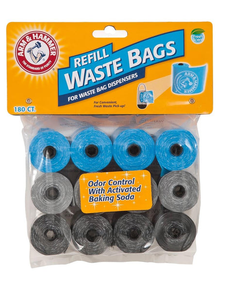 Arm & Hammer Disposable Waste Bags Refills Assorted 1ea/180 ct