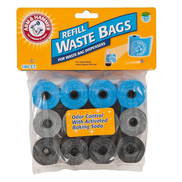 Arm & Hammer Disposable Waste Bags Refills Assorted 1ea/180 ct