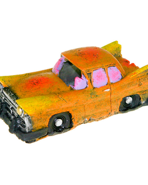 Blue Ribbon Pet Products Sunken Car Wreck Ornament Orange, 1ea/One Size