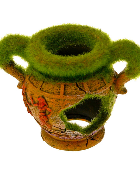 Blue Ribbon Pet Products Vase w/Fiber Moss Ornament 1ea/One Size