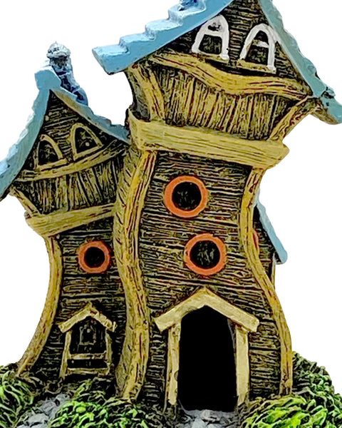 Blue Ribbon Pet Products Fun House Village Ornament Blue Roof, 1ea/SM