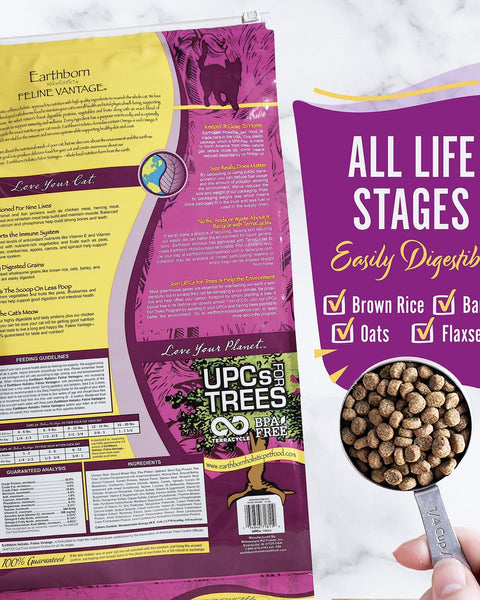 Earthborn Holistic Feline Vantage Dry Cat Food 1ea/5 lb