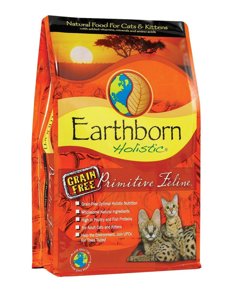 Earthborn Holistic Primitive Feline Grain Free Dry Cat Food 1ea/5 lb