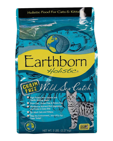Earthborn Holistic Wild Sea Catch Grain Free Dry Cat Food 1ea/5 lb