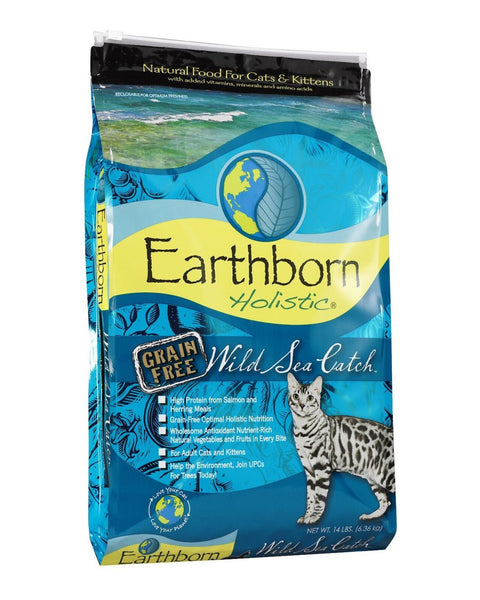 Earthborn Holistic Wild Sea Catch Grain Free Dry Cat Food 1ea/14 lb