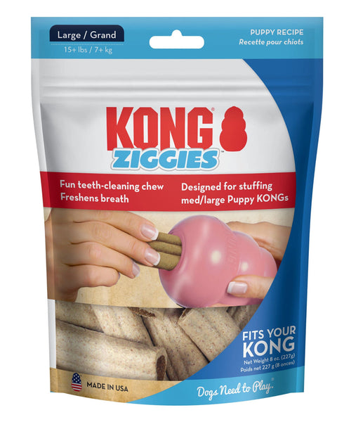 KONG Stuff'N Ziggies Puppy Treat 1ea/8 oz, 6 ct, LG