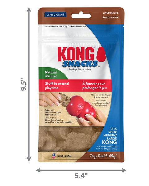 KONG Stuff'N Snacks Puppy Treats Chicken Liver 1ea/LG, 12 oz