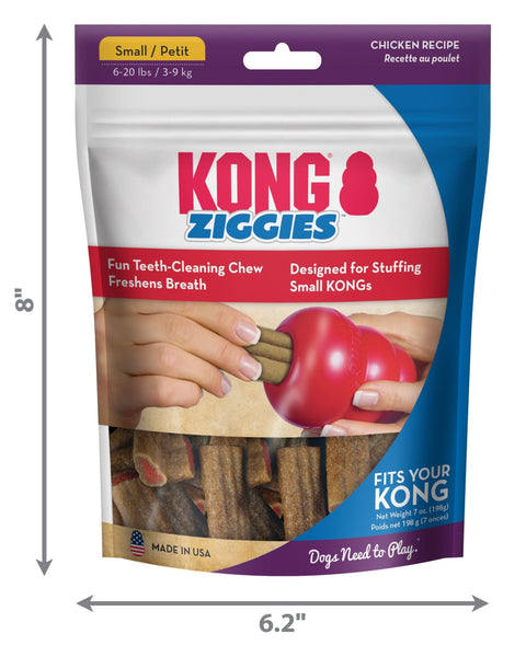 KONG Stuff'N Ziggies Dog Treat 1ea/7 oz, SM
