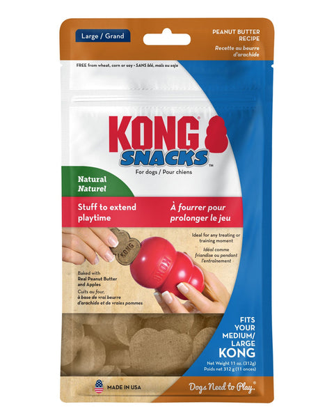 KONG Stuff'N Snacks Dog Treats Peanut Butter 1ea/LG, 12 oz