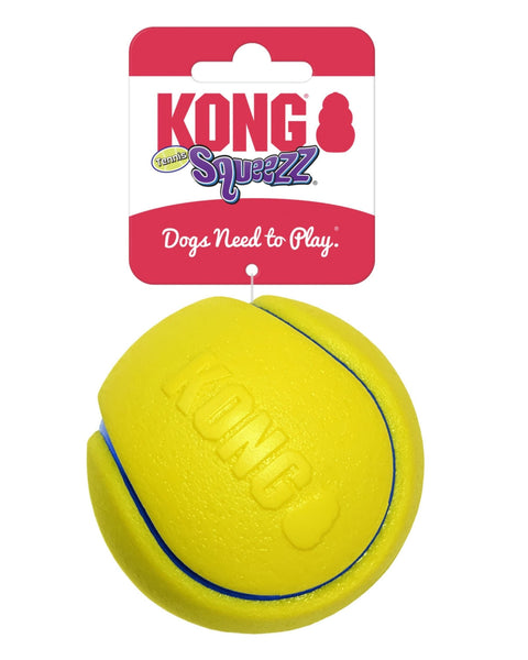 KONG Squeezz Tennis Ball Dog Toy 1ea/MD