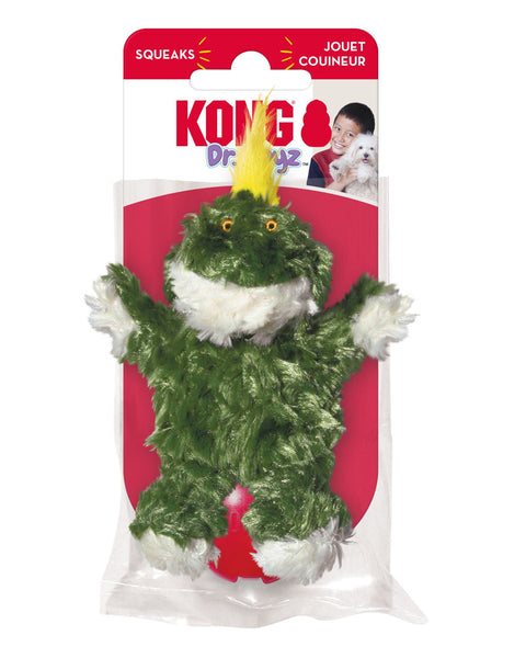 KONG Unstuffed Dog Toy Frog with Squeaker 1ea/XS
