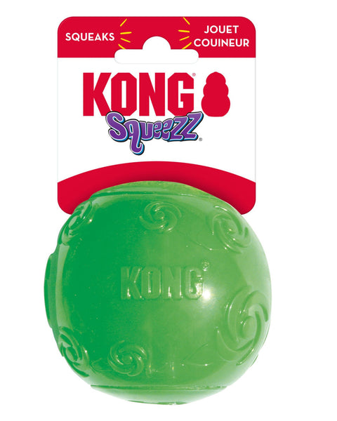 KONG Squeezz Ball Dog Toy Color Assorted 1ea/XL