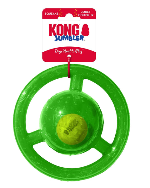 KONG Jumbler Dog Toy Disc Assorted 1ea/MD/LG