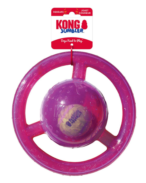 KONG Jumbler Dog Toy Disc Assorted 1ea/LG/XL