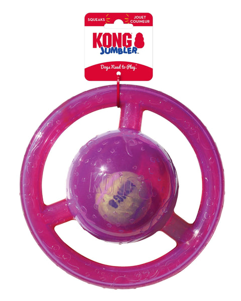 KONG Jumbler Dog Toy Disc Assorted 1ea/LG/XL