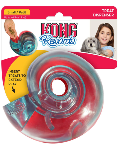 KONG Rewards Treat Dispenser Dog Toy Red 1ea/SM