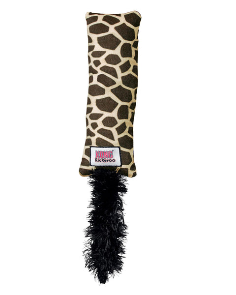 KONG Kickeroo Plush Pattern 1 Catnip Cat Toy Brown 1ea/One Size