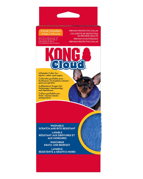 KONG Inflatable E-Collar Blue 1ea/XS