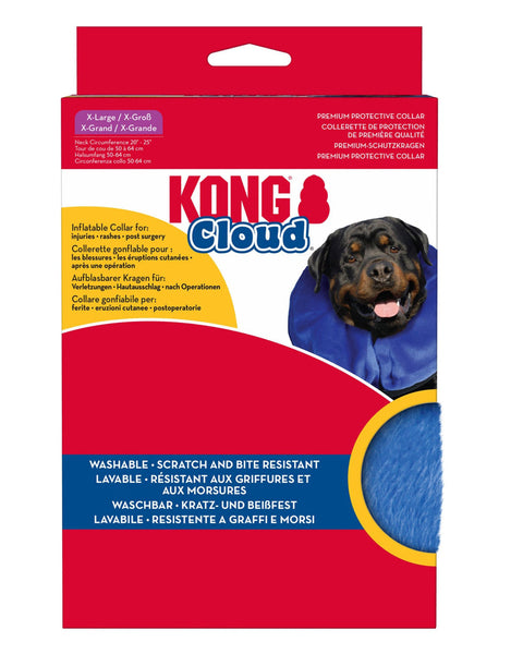 KONG Inflatable E-Collar Blue 1ea/XL