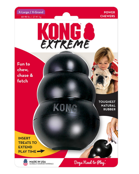 KONG Extreme Dog Toy Black 1ea/XL