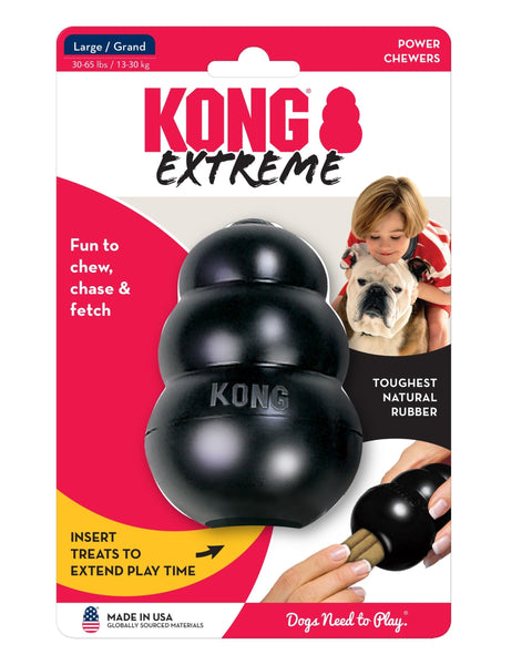 KONG Extreme Dog Toy Black 1ea/LG