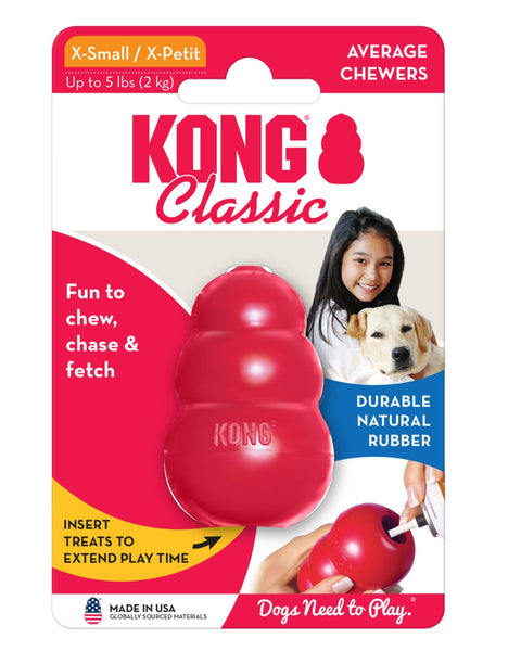 KONG Classic Dog Toy 1ea/XS