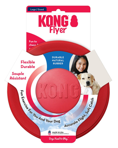 KONG Flyer Dog Toy Red 1ea/LG