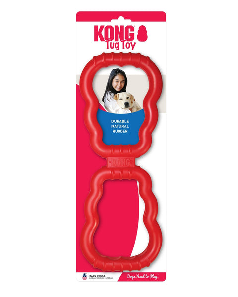 KONG Tug Toy With Control-Flex Dog Toy Red 1ea/SM