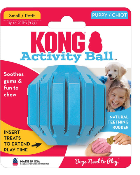 KONG Activity Ball Puppy Toy Assorted 1ea/SM