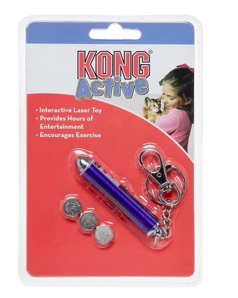 KONG Interactive Laser Cat Toy Purple 1ea/One Size