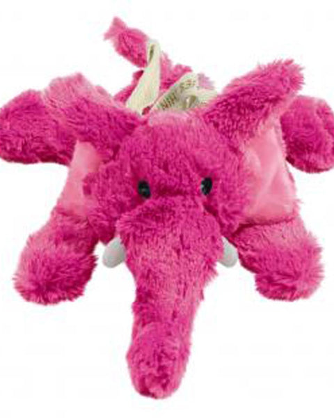 KONG Cozie Elmer Elephant Plush Dog Toy Pink 1ea/MD