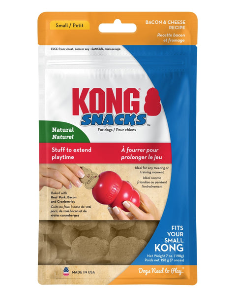 KONG Stuff'N Snacks Dog Treats Bacon & Cheese 1ea/SM, 8 oz
