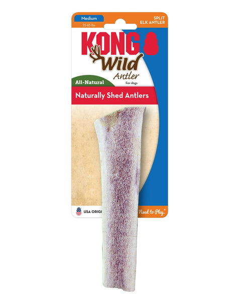 KONG Wild Antler Dog Chew Split 1ea/MD