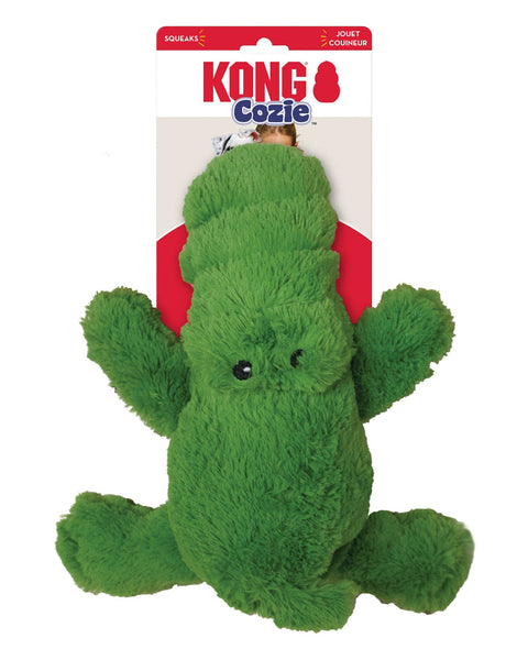KONG Cozie Ali Alligator Plush Dog Toy Green 1ea/XL
