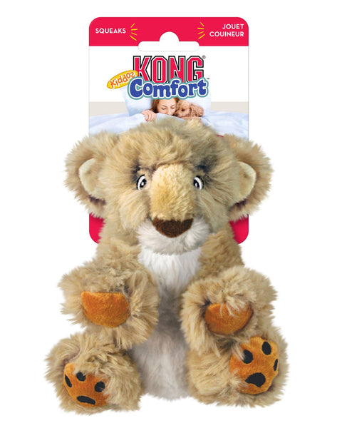 KONG Comfort Kiddos Lion Dog Toy Tan 1ea/XS