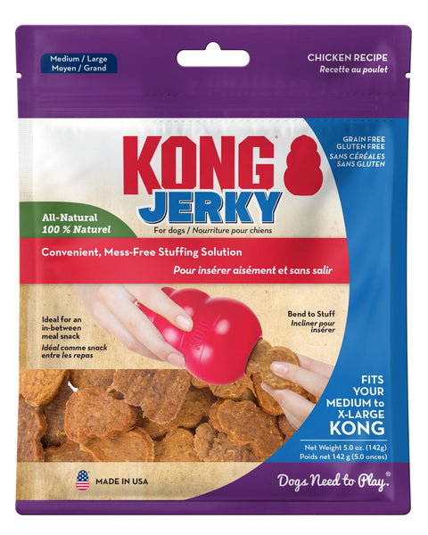 KONG Jerky Dog Treat Chicken 1ea/MD/LG